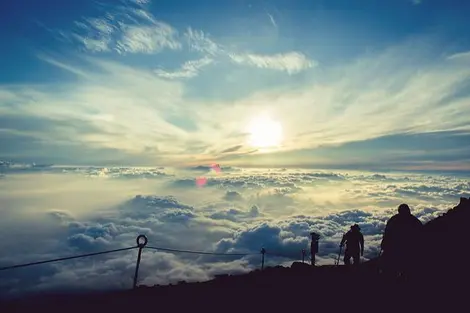 Vue depuis le mont Fuji