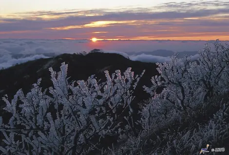 Le mont Tsurugi à Shikoku