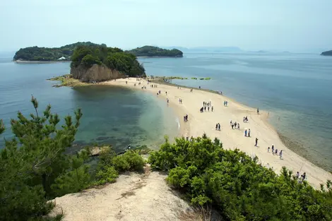 Shodoshima's "Angel Road" Shodoshima's "Angel Road"