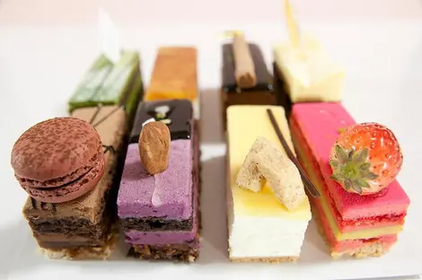 Assortiments de pâtisseries de chez Sadaharu Aoki