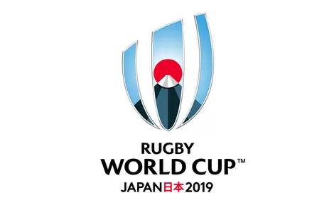 The official 2019 Rugby World Cup logo The official 2019 Rugby World Cup logo