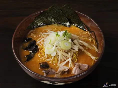 Ramen au miso, spécialité d'Hokkaido Ramen au miso, spécialité d'Hokkaido