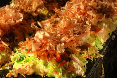 okonomiyaki katsuobushi