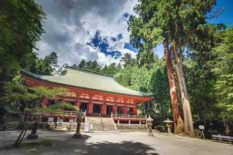 Le temple enryakuji, sur le Mont Hiei Le temple enryakuji, sur le Mont Hiei