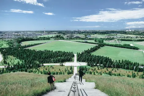 Le parc Moerenuma près de Sapporo Le parc Moerenuma près de Sapporo