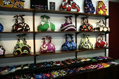 A furoshiki shop A furoshiki shop