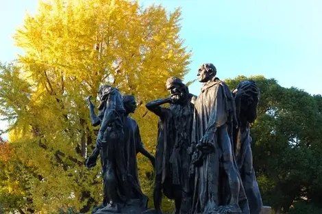 "Les Bourgeois de Calais", sculpture de Rodin "Les Bourgeois de Calais", sculpture de Rodin