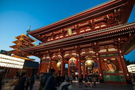 Le fameux temple Sensoji