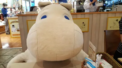 Un Moomin en peluche