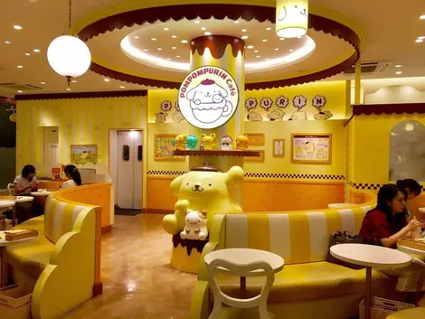 Le PomPomPurin café à Harajuku