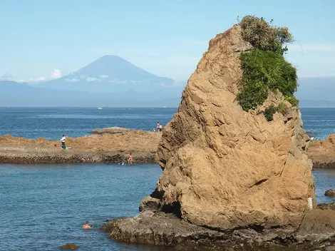 Vue sur le Mt.Fuji depuis le parc Tateishi(Yokosuka)