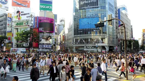Shibuya crossing à Tokyo Shibuya crossing à Tokyo