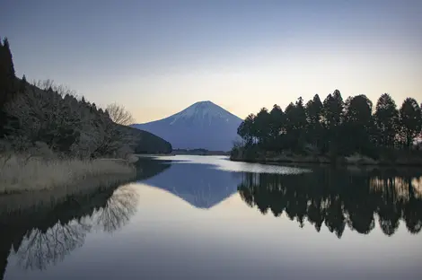 Vue sur le mont Fuji