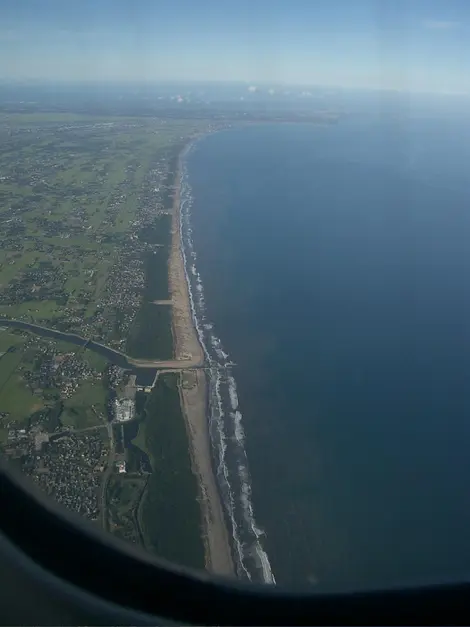 La plage de Kujyūkuri, Chiba