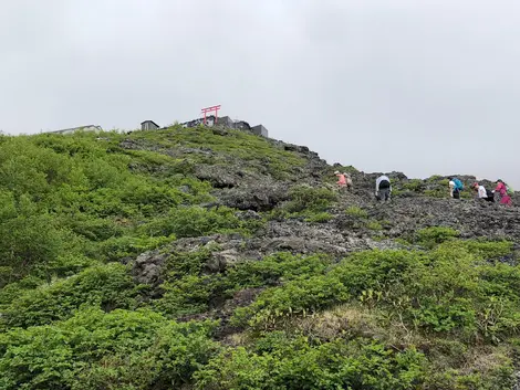 Le torii qui indique une nouvelle étape franchie