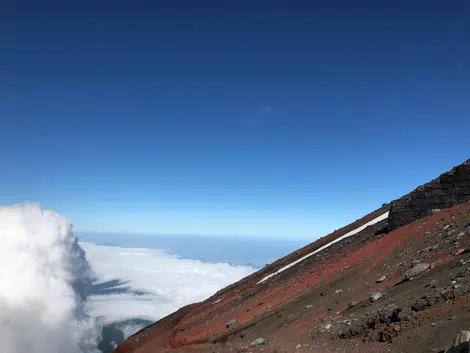 La roche du volcan