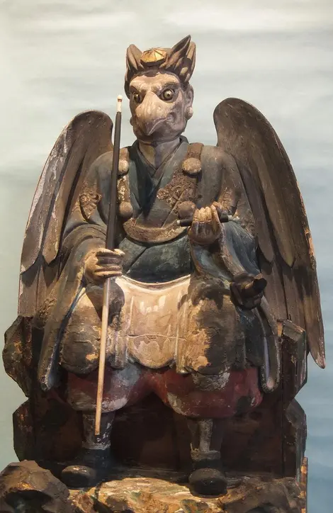 Tengu sous forme de corbeau