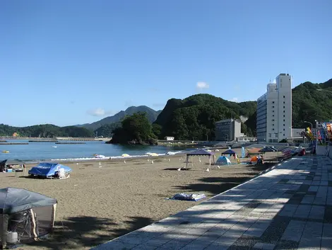 La plage de Matsuzaki La plage de Matsuzaki