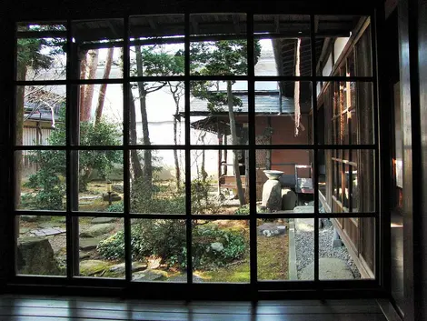 Le jardin intérieur de la maison Kusakabe