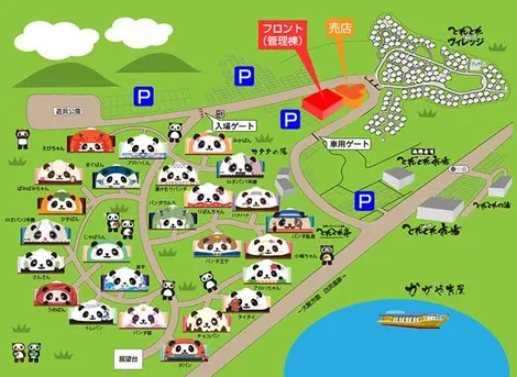 Le plan du camping le plus kawaii du Japon