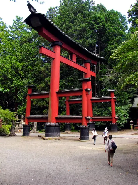 Le grand torii du sanctuaire