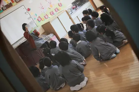 Kamishibai à l'école