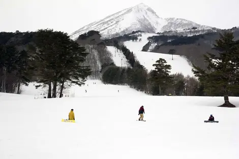 Le mont Bandai dans la préfecture de Fukushima