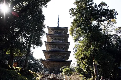La pagode du temple Myoji-ji.
