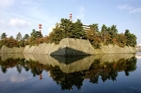 Les ruines du château de Fukui Château de Fukui