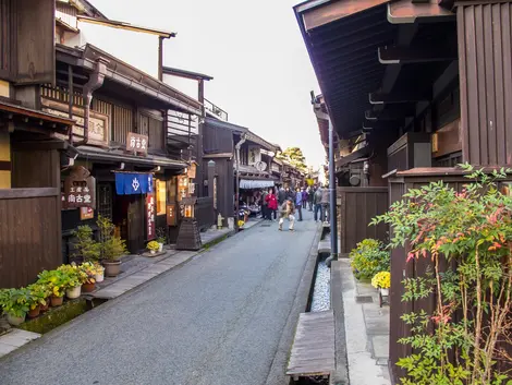  A street of traditional houses in Takayama