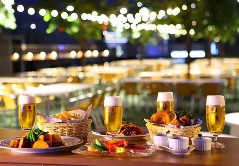 Ginza sky beer terrace Ginza sky beer terrace