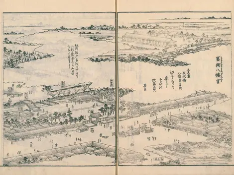 Edo_Meisho_Zue_Tomioka_Hachiman-gu Edo_Meisho_Zue_Tomioka_Hachiman-gu