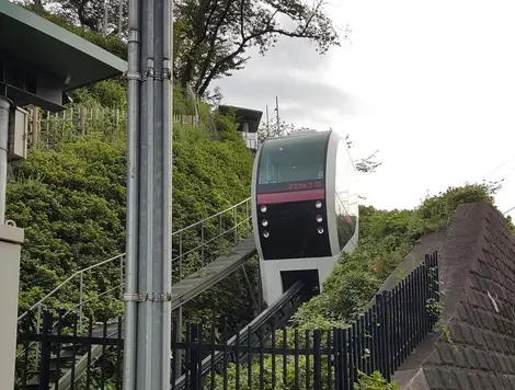 Le monorail du parc Asukayama Le monorail du parc Asukayama