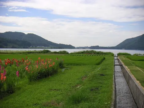 Le lac Kizaki en été Le lac Kizaki en été