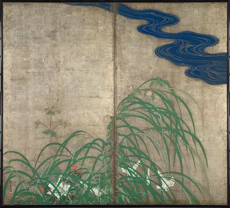 Fleurs d'été et d'automne de Sakai Hôitsu