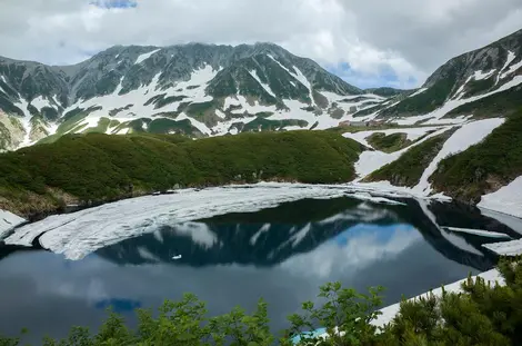 Mikurigaike à la fin du printemps