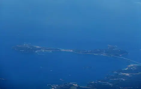 Vue de l'île de Tsunoshima