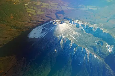 Vue en hauteur du Mont Iwate