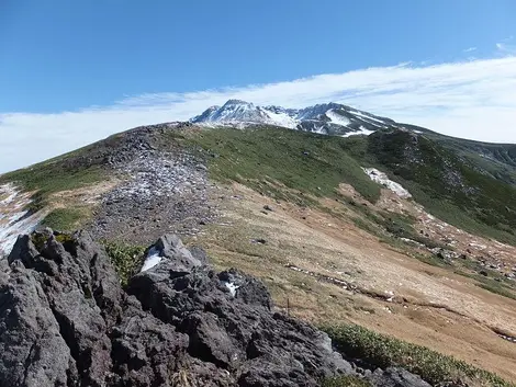 Crête du mont Chôkai