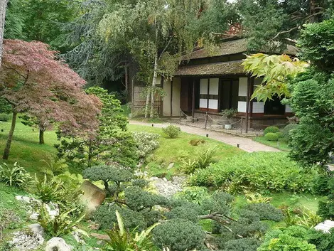 Le village japonais du jardin Albert Kahn