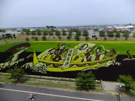 Tambo art à Inakadate Tambo art à Inakadate