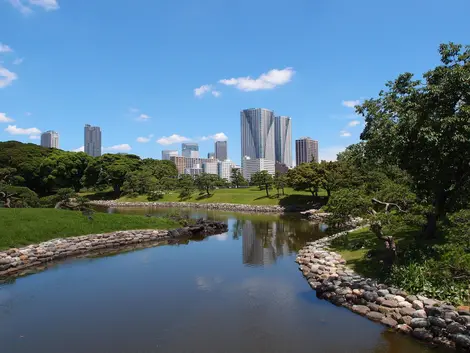 Le jardin Hamarikyu Le jardin Hamarikyu