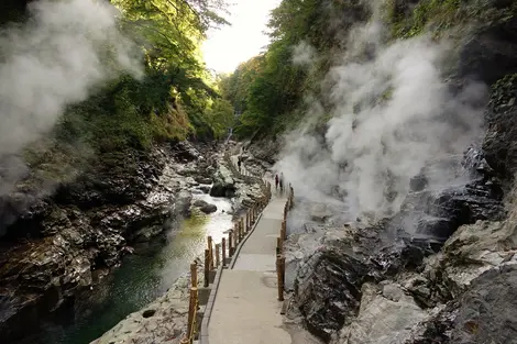 Les gorges d'Oyasu et les Daifuntô