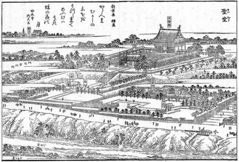 Yushima_Seido-edo-meishi-zue Yushima_Seido-edo-meishi-zue
