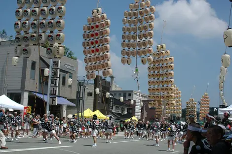 Akita Kanto matsuri le jour Akita Kanto matsuri le jour