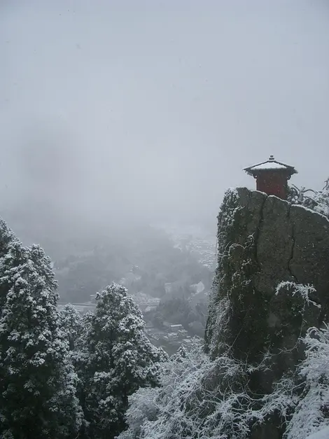 Le Nokyodo du temple Risshakuji à Yamagata