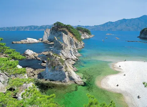 Les plages de Jodogahama Les plages de Jodogahama