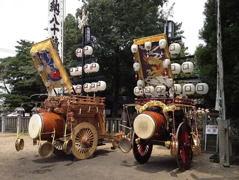 Back of a Ishidori matsuri float