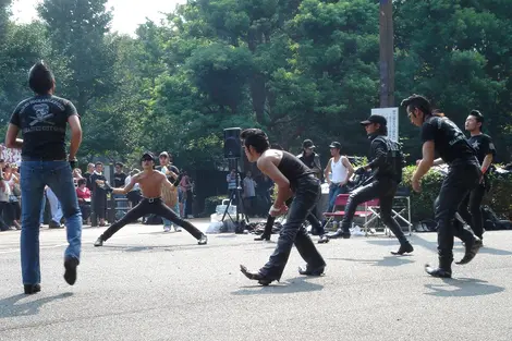 Rockers au parc Yoyogi Rockers au parc Yoyogi