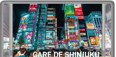La gare de Shinjuku
